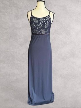 Vintage Byer Too!‎ California Navy Maxi Dress - Medium